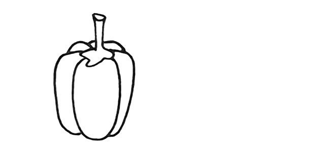 卡通辣椒简笔画