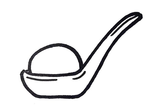 元宵节汤圆简笔画