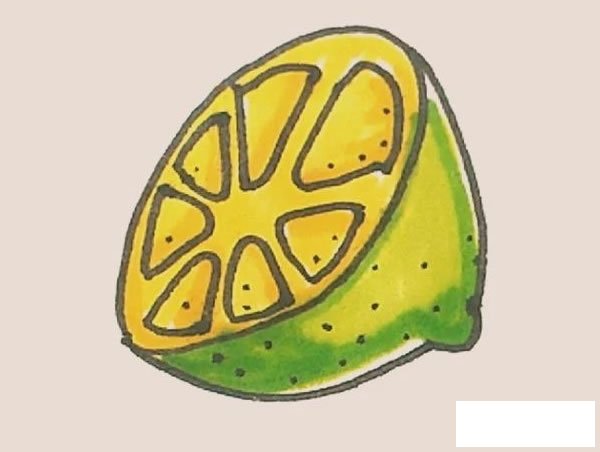 柠檬简笔画图片