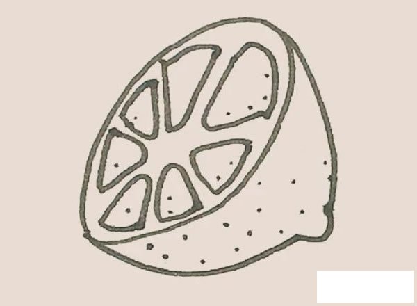 柠檬简笔画图片