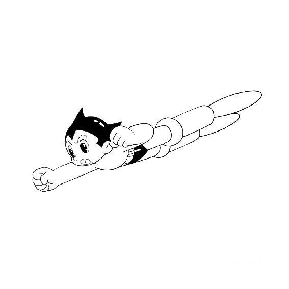 阿童木的画法