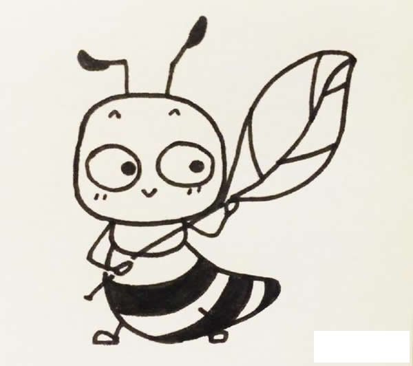 蚂蚁简笔画