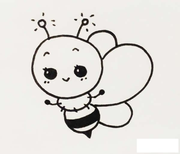 蜜蜂简笔画