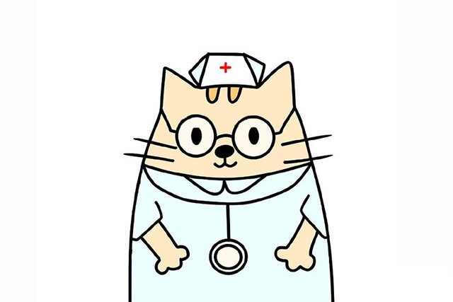 卡通小猫简笔画图片3