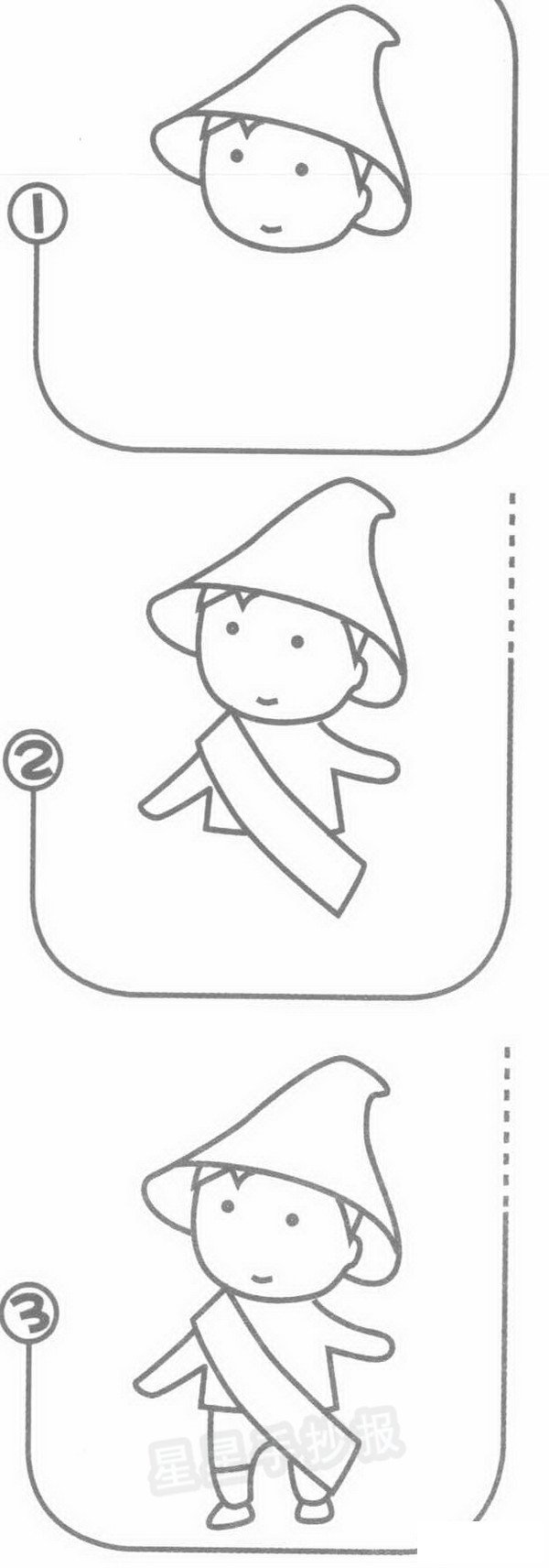 小裁缝简笔画