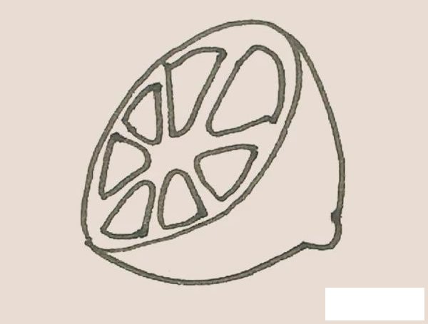 柠檬简笔画图片