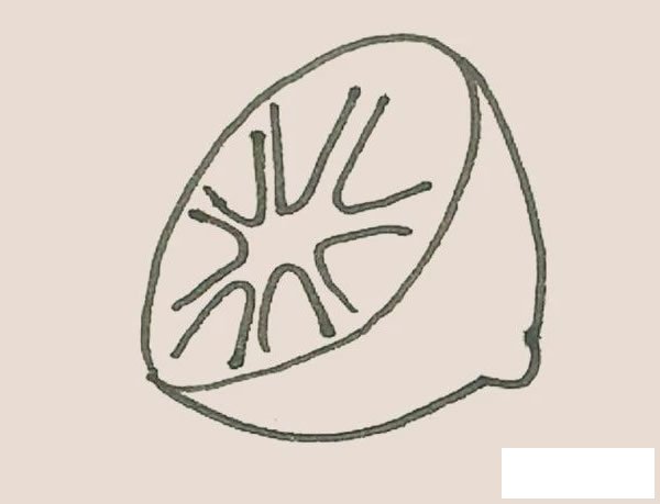柠檬简笔画图片