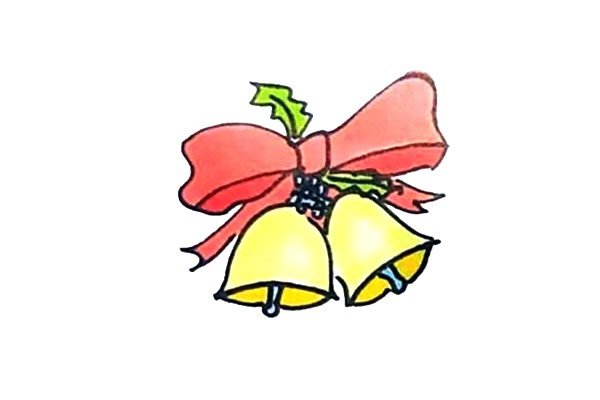 圣诞铃铛简笔画