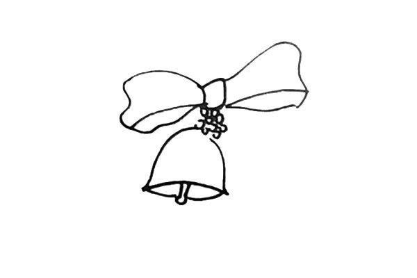 圣诞铃铛简笔画