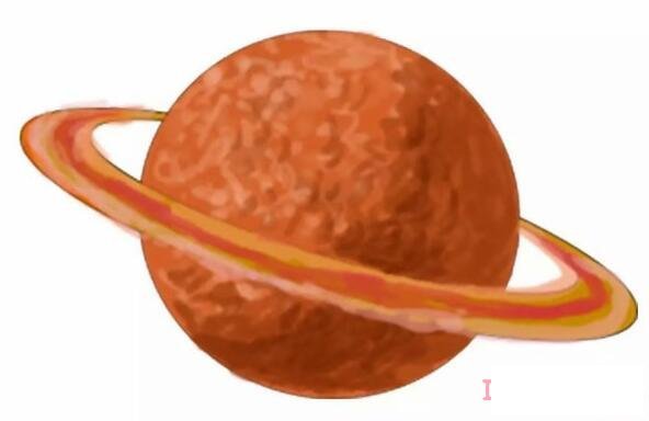 火星怎么画简单易学 火星简笔画图片