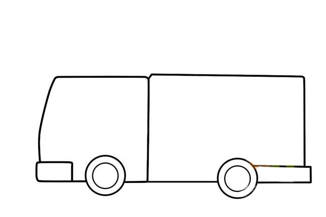 消防车简笔画
