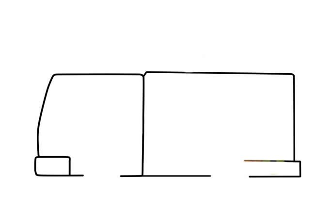 消防车简笔画