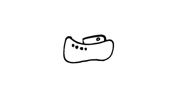 轮船简笔画步骤图