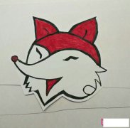 动物简笔画图片，狐狸简笔画
