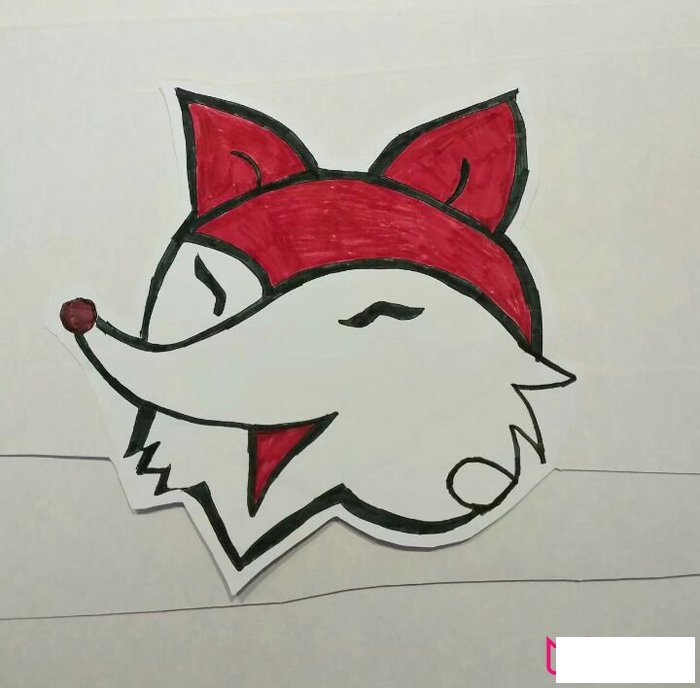动物简笔画图片，狐狸简笔画