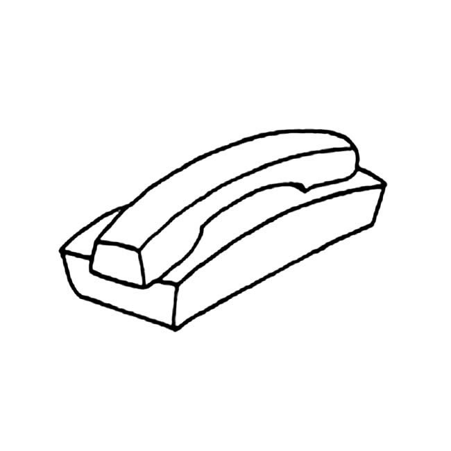 手提电话物品简笔画步骤图片大全