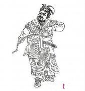 四大天王简笔画