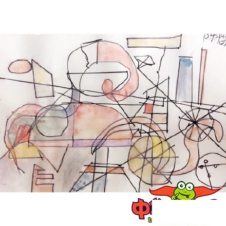 儿童画图片简单又漂亮，遇见康定斯基