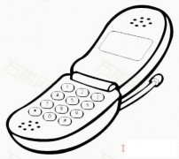 翻盖手机怎么画简笔画教程简单好看