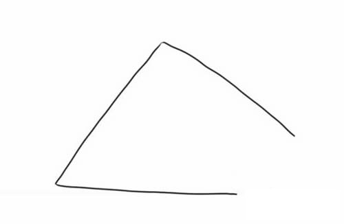 埃及金字塔的简笔画怎么画