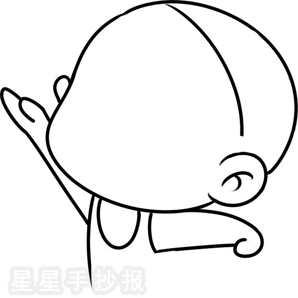 女孩简笔画