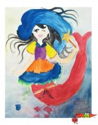 美人鱼绘画图片儿童画，怎么画最漂亮的美人鱼