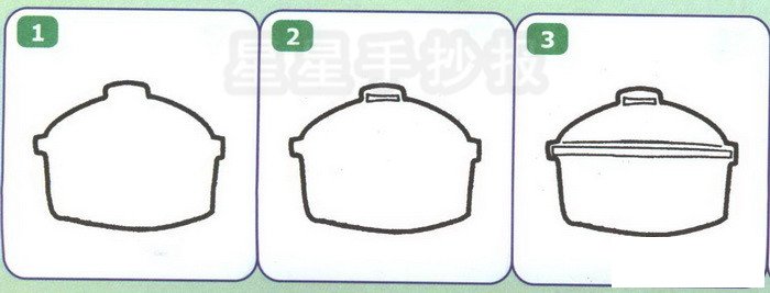 锅的简笔画