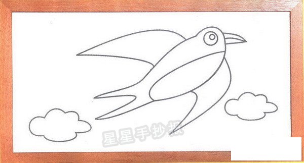 燕子简笔画