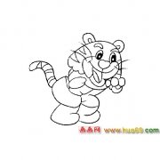 老虎│动物简笔画5