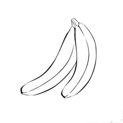 两根香蕉简笔画