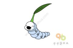 稀有的虫草简笔画