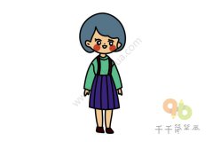 老奶奶简笔画的画法