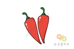 辣椒简笔画如何画