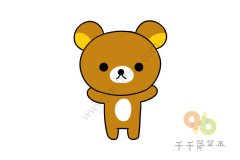 怎么画轻松熊简笔画图片
