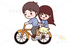 情侣简笔画 亲子绘画