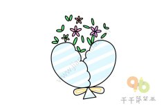 花束简笔画图片_1