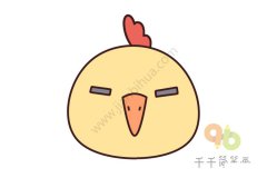 戴小红帽的女孩简笔画 女孩在读书