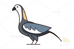水雉简笔画