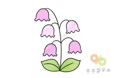 风铃花简笔画