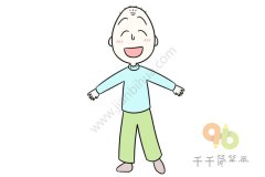 樱桃小丸子樱友藏简笔画步骤图