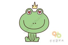 教你画 青蛙王子简笔画