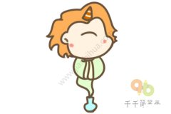 水瓶怪兽简笔画步骤图