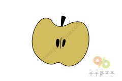 苹果简笔画如何画