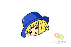 怎么画女孩头像简笔画图片