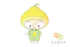 水果宝贝啤啤简笔画