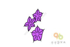 漂亮的桔梗花简笔画图片大全