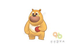 熊大简笔画步骤图