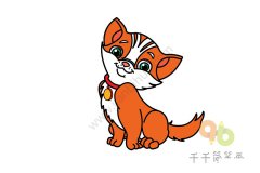 沙猫简笔画怎么画