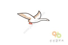 简单的大雁简笔画图片
