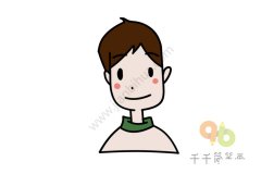 教你学画男孩头像简笔画